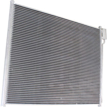 A/C Condenser Compatible with 1999-2007 Ford F-250 Super Duty/F-350 Super Duty and 2000-2005 Ford Excursion and 1999-2007 Ford F-450 Super Duty/F-550 Super Duty 5.4L/6.8L/7.3L Eng.