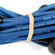 Empi 9407 VW Bug Baja Sand Rail CAR Silicone Ignition Plug Wire Set, Blue