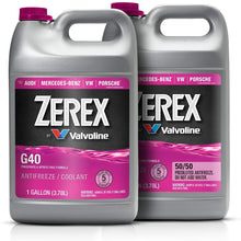 Zerex G40 Phosphate and Nitrite Free 50/50 Prediluted Ready-to-Use Antifreeze/Coolant 1 GA, Case of 6