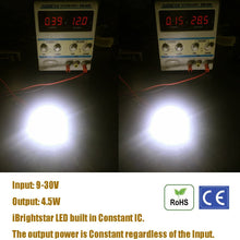 iBrightstar Newest Extremely Bright 3030 Chipsets T15 912 W16W 921 LED Bulbs Error Free For Backup Reverse Lights,Truck Cargo Lights, High Mount/3rd Brake Lights, Xenon White