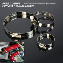 Silicone Radiator Coolant Hose Kit Clamps For Honda CRF450R CRF 450R 2002 2003 2004 Red 6pcs