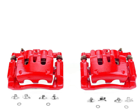 Power Stop S5076 Red Powder-Coated Performance Caliper