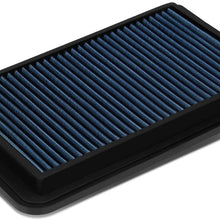 Replacement for Solara/Sienna Reusable & Washable Replacement High Flow Drop-in Air Filter (Blue)