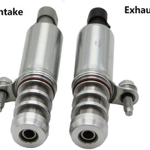 2 PCS Intake & Exhaust Camshaft Position Actuator Solenoid Control Valve 12655420 12655421 917-215 917-216 for GM Chevy Cobalt Malibu G5 G6 HHR Buick Pontiac 2.0L 2.2L 2.4L