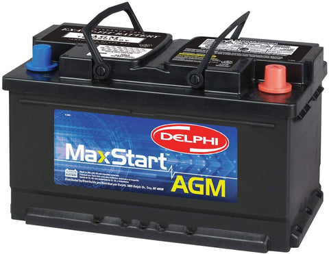 Delphi BU9094R MaxStart AGM Premium Automotive Battery, Group Size 94R (Reverse Terminal)