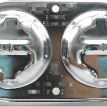RJJX Chrome Brake Master Cylinder Cover Dual Bail Brakes Fit for Chevy SBC BBC 350 454