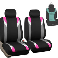 FH Group FB033102 Premium Modernistic Seat Covers Gray/Black with Gift - Fit Most Car, Truck, SUV, or Van