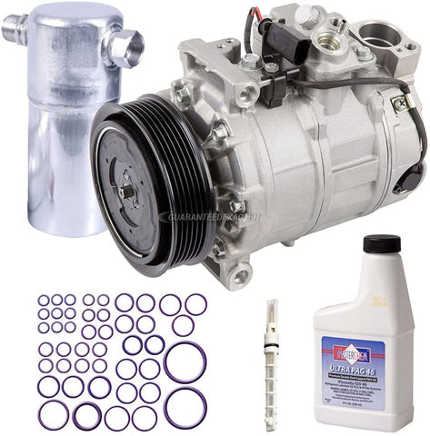 For Audi A6 Quattro A6 2002 2003 2004 AC Compressor w/A/C Repair Kit - BuyAutoParts 60-81817RK New