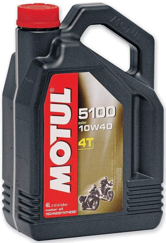 Motul 108086-CS 5100 Ester/Synthetic Engine Oil (10W-40 1Gal), 33.81 Fluid_Ounces