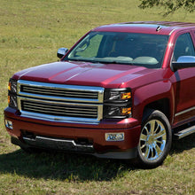 GM2503389 OE Style Black Housing Passenger/Right Side Headlight Lamp for Chevy Silverado 14-15