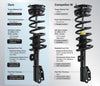 Mac Auto Parts 144407 Corolla Prizm (2) Rear Quick Spring Strut & Mount Shock Coil (2) Sway Bar Links