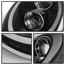 Spyder Auto PRO-YD-P99705-HID-DRL-BK Porsche 911 LED Halo Projector Headlight