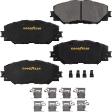 Goodyear Brakes PRK52728F, Front Premium Brake Bundle with Pair (2) of AntiOx Coated Brake Rotors and Ceramic Brake Pads