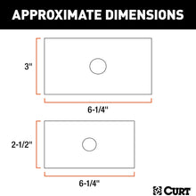 CURT 45408 Trailer Hitch Receiver Adapter Reducer Sleeve Set 3-Inch to 2-1/2 or 2-Inch
