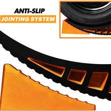 CARMTEK Camper Leveler Kit - Curved RV Levelers with Camper Wheel Chocks for Travel Trailers | Faster Camper Leveling Than RV Leveling Blocks (2 Pack)