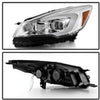 Spyder Auto 9042928 LED Light Bar Projector Headlights Chrome Halogen Models Only Will Not Fit Xenon/HID Model LED Light Bar Projector Headlights