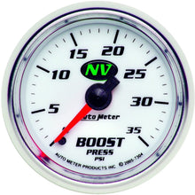 Auto Meter 7304 NV 2-1/16" 0-35 PSI Mechanical Boost Gauge