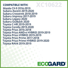 ECOGARD XC10622 Premium Cabin Air Filter Fits Mazda CX-9 2016-2019 | Subaru Crosstrek 2018-2019, Impreza 2017-2019, Ascent 2019-2020, Legacy 2020, Outback 2020 | Toyota Prius 2016-2018