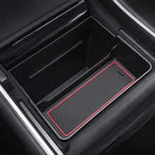 TAPTES Tesla Center Console Organizer for Tesla Model 3,Model Y,Washable Trashcan and Tray Organizer Accessories Kit Interior