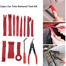 13 pcs Trim Removal Tool Set, Auto Trim Removal Tool Kit with Clips Fasteners Remover Pliers for Automotive Car Door Panel BodyTrim Removal