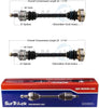 SurTrack Pair Set of 2 Rear CV Axle Shafts For BMW E30 318i 325e 325i 325is M3