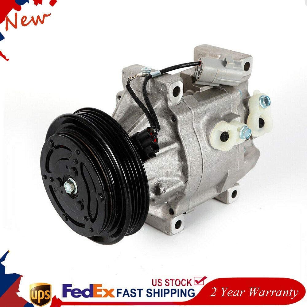 Air Conditioner Compressor AC Compressor & A/C Clutch for 2000-2005 Toyota Echo 1.5L OEM CO 11063AC C1879R (US STOCK)