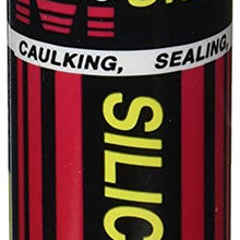 Morris 99912 Clear Silicone Sealant, 10.3 fl. oz. Tube