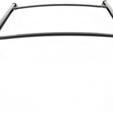 Perrycraft AV3658-B Aventura Black 36" Wide x 58" Long Complete Ready-to-Install, Drill-in Installation Roof Rack Kit - 110 lb. Capacity