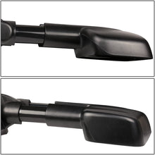 Right Side Black Power Heated Telescoping Rear View Side Towing Mirrors Replacement for Silverado Sierra GMT900 07-14