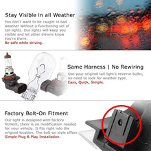 ZMAUTOPARTS Chevy Silverado/ GMC Sierra Pickup Tail Brake Lights Lamp Black/Smoke