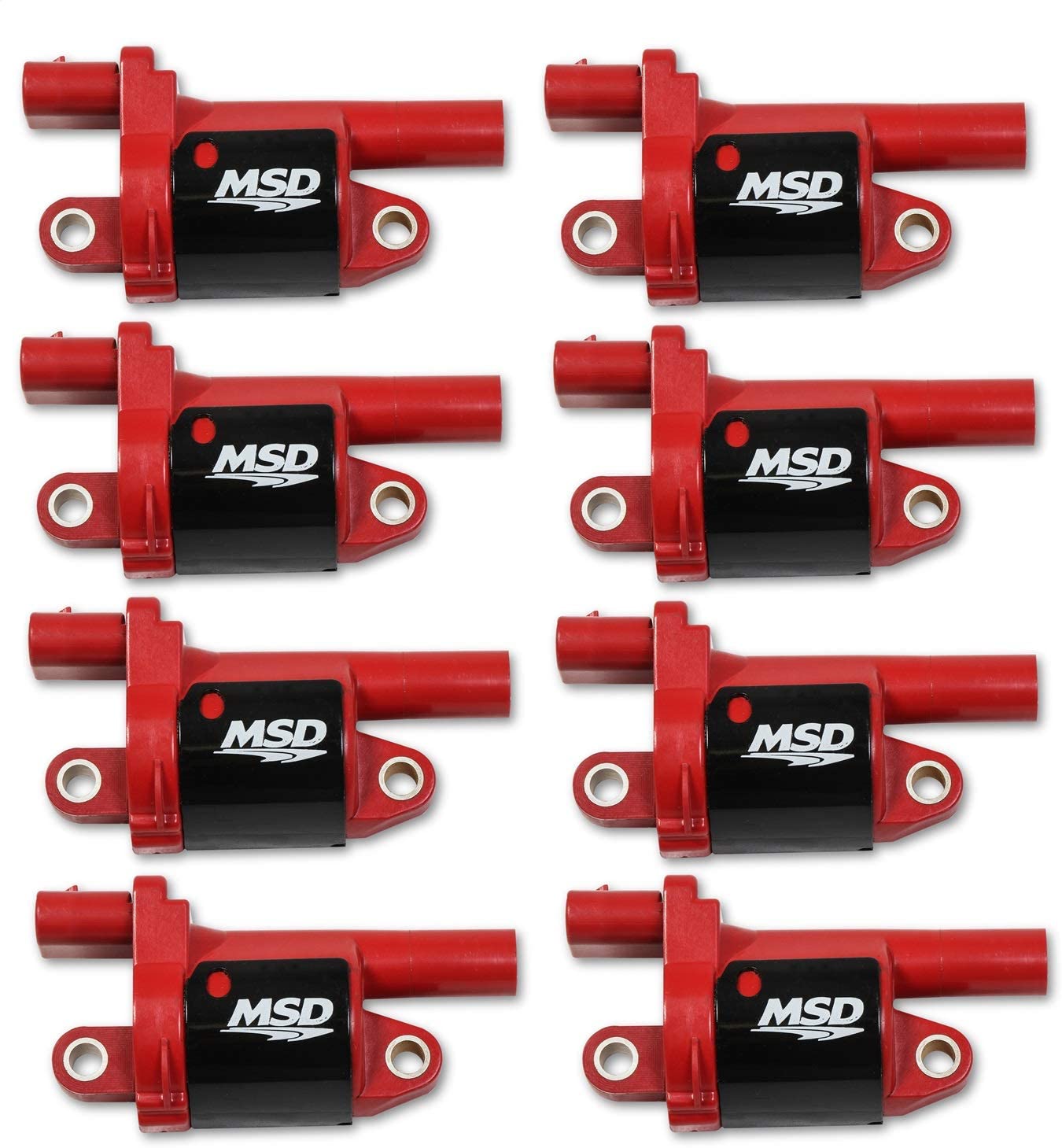 Msd 82688 Coils, Red, Round, 2014 and Up Gm V8, 8-Pk