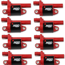Msd 82688 Coils, Red, Round, 2014 and Up Gm V8, 8-Pk