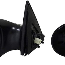 Dorman 955-1680 Driver Side Power Door Mirror for Select Nissan Models, Black