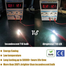 iBrightstar Newest Extremely Bright Wedge T10 168 194 LED Bulbs For Car Interior Dome Map Door Courtesy License Plate Lights,Xenon White