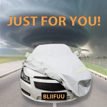 Bliifuu Sedan Car Cover Waterproof/Windproof/Snowproof/Sun UV Protection for Outdoor Indoor, Breathable Full Car Cover Fit Sedan 197" L x 70" W x 59" H