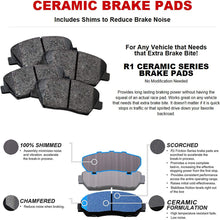 For 2007-2015 Acura, Honda,MDX, Pilot, ZDX Front Rear Brake Rotors Kit + Ceramic Pads
