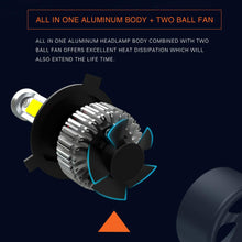 Alla Lighting COB Vision LED H11 Headlight Bulb 8000lm Xtremely Super Bright H8 H9 H11 LED Headlight Bulb Xenon H11 6000K ~ 6500K White All In One Headlamp Conversion Kits Bulbs (Set of 2)