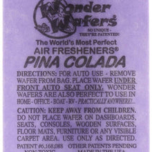 Wonder Wafers 25 CT Individually Wrapped Pina Colada Air Fresheners