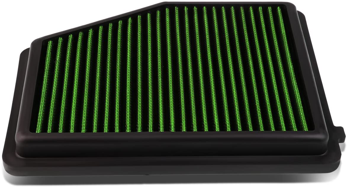 DNA Motoring AFPN-066-GN Drop In Panel Air Filter [For 12-15 Honda Civic 1.8L/Acura ILX 2.0L]