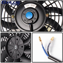 2 Row 42MM Aluminum Racing Radiator Stop Leak Replacement For HONDA CIVIC B16 B18 Type R 1992-2000 In/Out 32mm +12" Radiator Cooling Fan