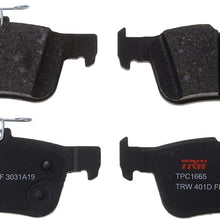 TRW TPC1665 Premium Ceramic Rear Disc Brake Pad Set for select Ford Escape, Edge, Fusion and select Lincoln Continental, MKC, MKX, MKZ models