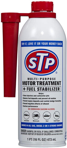STP Fuel System Cleaner and Stabilizer, for Gas, Diesel, 2 Stroke, 4 Stroke, 16 Fl Oz, 78588