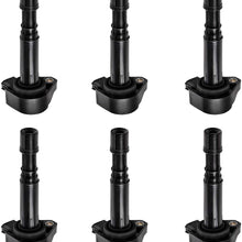 Ignition Coil 6-Pack Compatible with Honda Accord - Civic - Odyssey - Pilot - Ridgeline - Acura CL RL TL 3.0L 3.2L 3.5L V6