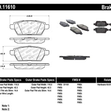 StopTech 309.11610 Street Performance Rear Brake Pad