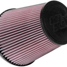 K&N Universal Clamp-On Air Filter: High Performance, Premium, Washable, Replacement Engine Filter: Flange Diameter: 6 In, Filter Height: 7.5 In, Flange Length: 1 In, Shape: Round Tapered, RU-1041