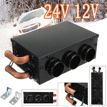 IMCROWN Portable Car Vehicle Heating Cooling Heater Defroster Demister,Window Defroster DC 12V 24W 3 Hole Vehicle Heater Warmer Fan for 12V General Types of Cars