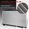 DPI 2414 OE Style Aluminum Core High Flow Radiator Replacement for 02-06 Altima 2.5 Liter Engine AT/MT