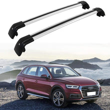 Hydraker 2Pcs Roof Rack Cross Bars Fit for 2013-2019 Audi Q5-Silver