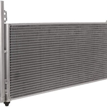 QUALINSIST A/C Air Condenser Assembly for 2011-2017 L-exus CT200h 2010-2015 T-oyota Prius 2012-2015 T-oyota Prius Plug-In 2012-2017 T-oyota Prius V
