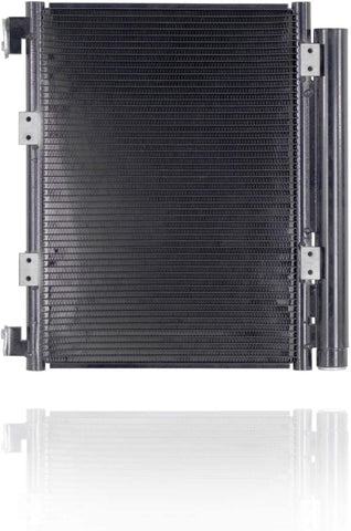 A-C Condenser - Cooling Direct For/Fit 08-16 Isuzu NPR N-Series 3.0L Turbo/5.2L Turbo/6.0L - With Receiver & Dryer - 8980518171
